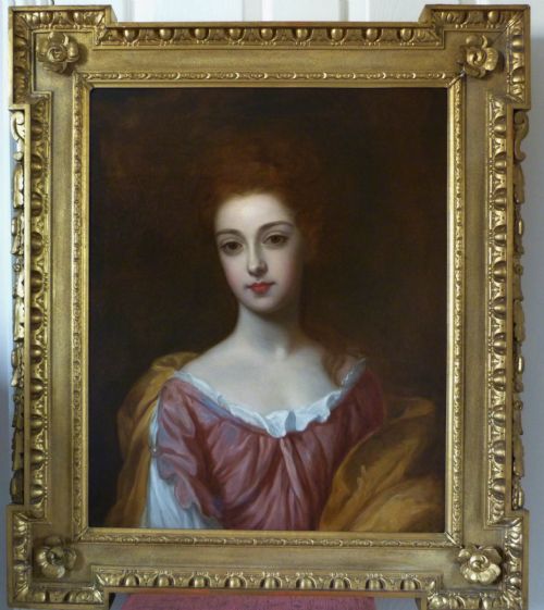 Portrait of Lady Diana De Vere, Later Duchess of St. Albans; After Kneller, 18th Century.