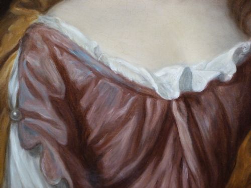 fig 1. Portrait of Lady Diana de Vere, later Duchess of St. Albans; after Kneller, 18th century.