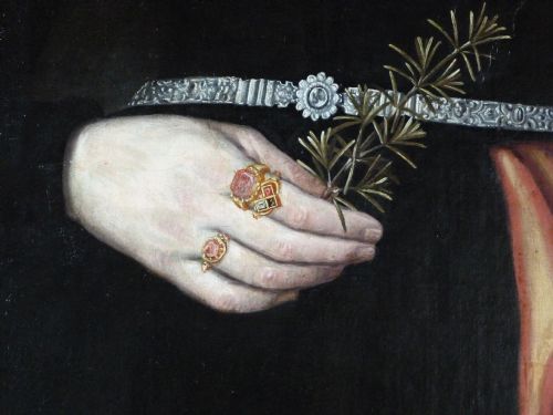 fig 2. Portrait of a Young Lady 1614; by Laurenz Strauch.