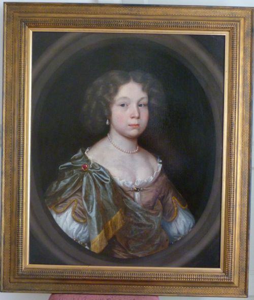 Portrait of a Young Lady C.1675; Circle of John Michael Wright.