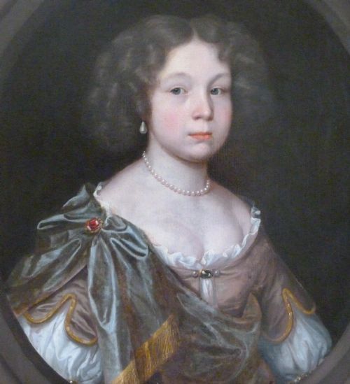 fig 1. Portrait of a Young Lady c.1675; Circle of John Michael Wright.