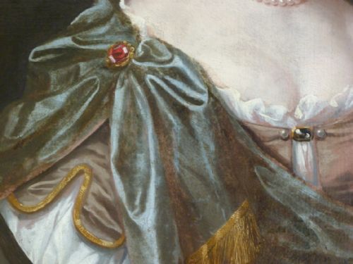 fig 4. Portrait of a Young Lady c.1675; Circle of John Michael Wright.