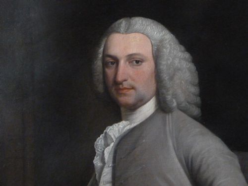 fig 1. Portrait of a Gentleman, 1756, by Henry Pickering.