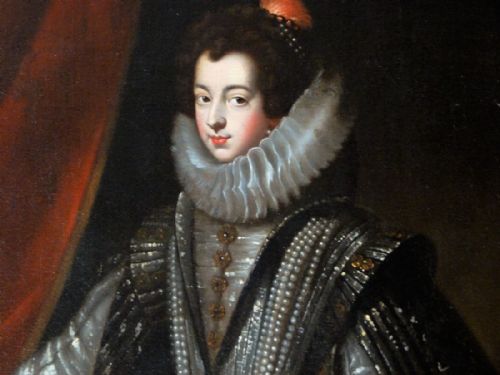 fig 1. Isabella de Bourbon, Queen of Spain; After Velasquez.