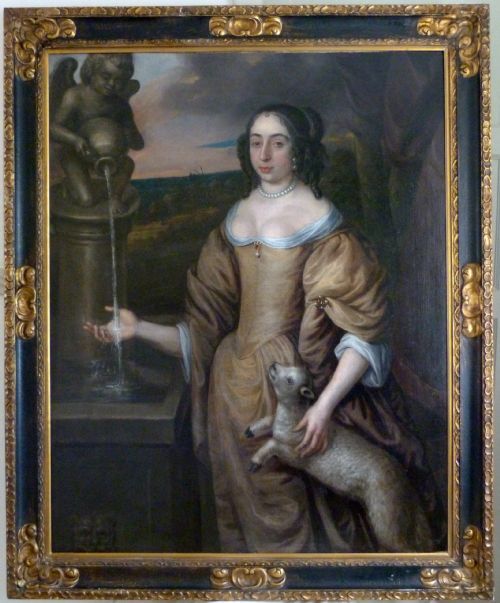 Portrait of Elizabeth, Countess of Carnarvon C.1650; Attributed to David Des Granges.