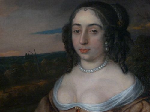 fig 3. Portrait of Elizabeth, Countess of Carnarvon c.1650; Attributed to David Des Granges.