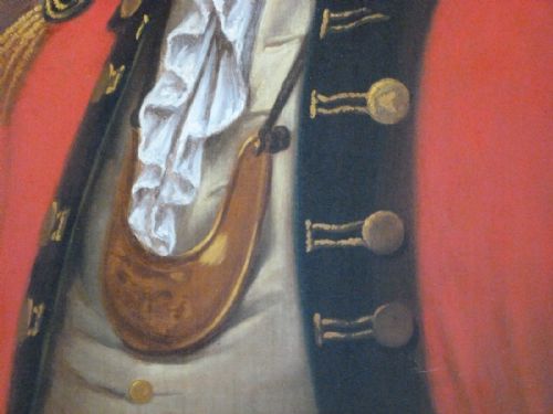 fig 2. Portrait of an East India Company officer c.1780, by Nathaniel Hone R.A.