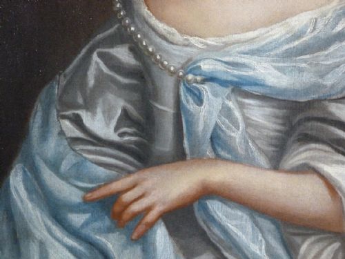 fig 3. Portrait of a Young Girl c1680, by Mary Beale.
