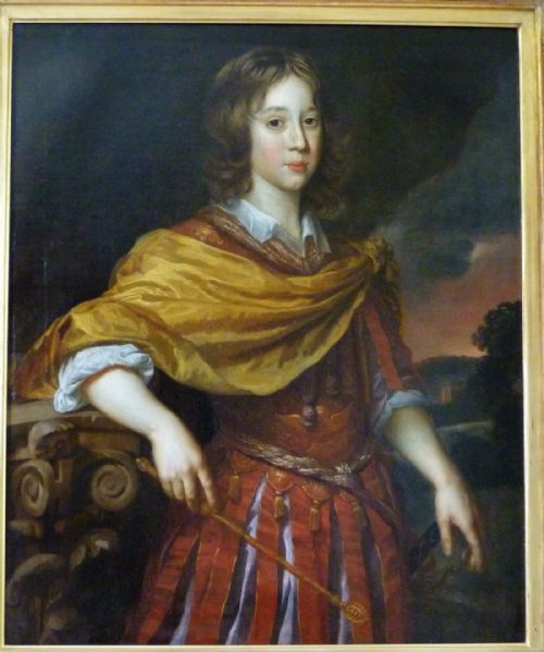 Portrait of Charles (Karl) Emil,  Prince Elect of Brandenburg C.1667-70, by  Paulus  Van Der Stock After Johannes Mijtens (Jan Mytens).