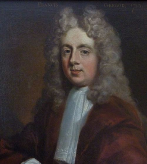 fig 1. Portrait of Francis Gregor 1713, by William Gandy.
