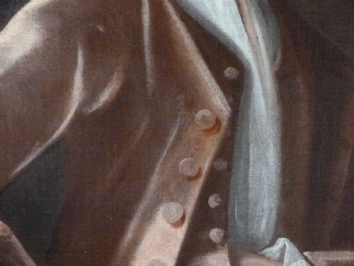 PORTRAIT OF A YOUNG GENTLEMAN PROBABLY OF THE LEADER FAMILY C1710 FOLLOWER OF SIR GODFREY KNELLER - ADDITIONAL PHOTO 3
