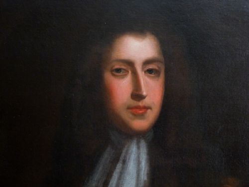 fig 1. Portrait of Sir George Palmes c.1670: Circle of Sir Peter Lely.