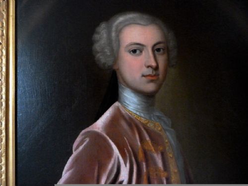 fig 1. Portrait of Laurence Oliphant 7th Laird of Gask. c.1745: Follower of Allan Ramsay.