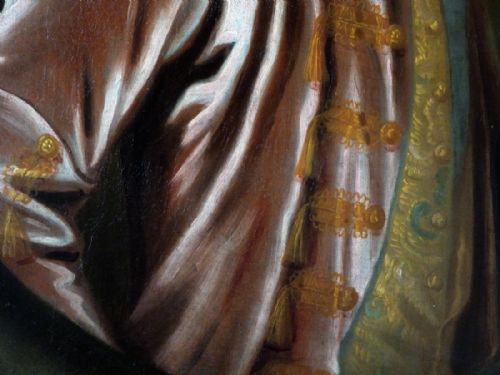 fig 3. Portrait of Laurence Oliphant 7th Laird of Gask. c.1745: Follower of Allan Ramsay.