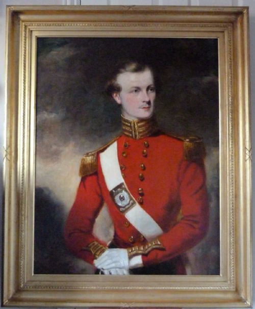 Portrait of Lt. Robert Mallaby C.1850; Anglo-indian School.