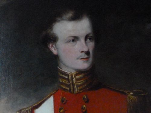 fig 1. Portrait of Lt. Robert Mallaby c.1850; Anglo-Indian School.