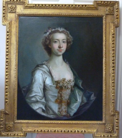 Portrait of Letitia Hall, C1775, by George Knapton.
