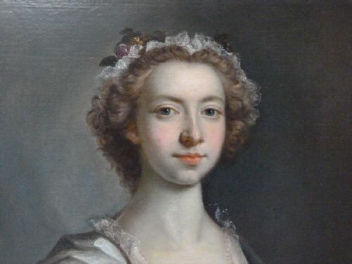 fig 1. Portrait of Letitia Hall, c1775, by George Knapton.