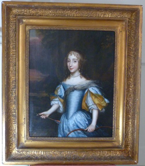 Portrait of a Young Lady as Diana the Huntress C.1635; Circle of Jan Mytens