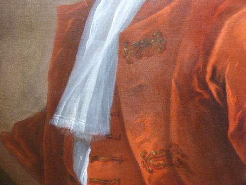 fig 3. Portrait of a Gentleman in Red c.1720; Attributed to Jonathan Richardson.