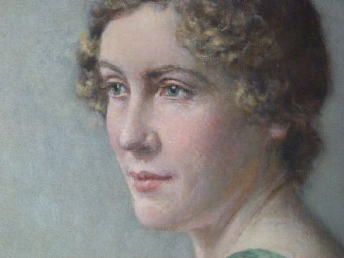fig 2. Portrait of Miss Kathleen Bell 1936, by Bertram Priestman R.A.