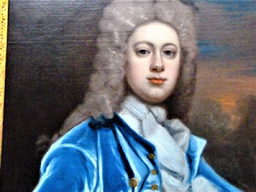 PORTRAIT OF A MEMBER OF THE HAWORTH FAMILY C1725 CIRCLE OF JONATHAN RICHARDSON - ADDITIONAL PHOTO 1