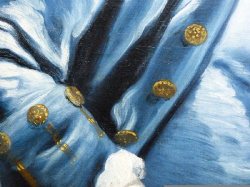 PORTRAIT OF A MEMBER OF THE HAWORTH FAMILY C1725 CIRCLE OF JONATHAN RICHARDSON - ADDITIONAL PHOTO 3