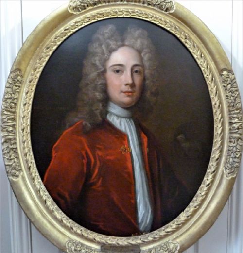 Portrait of Peregrine Bertie, Marquess of Lindsey 1717, by Charles D'agar.
