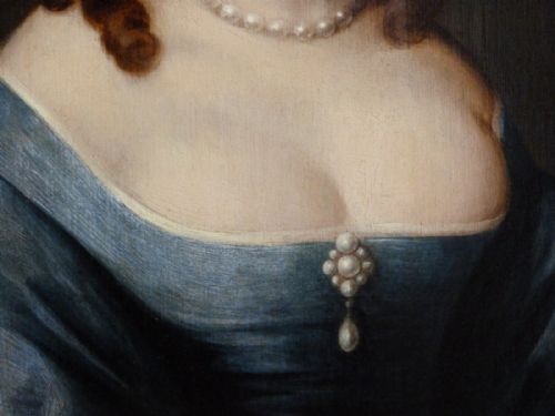 fig 3. Portrait thought to be of Anne Lady Somerset c.1640, Attributed to Theodore Russell.