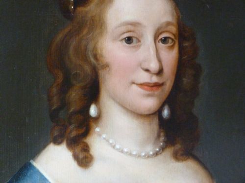 fig 1. Portrait thought to be of Anne Lady Somerset c.1640, Attributed to Theodore Russell.