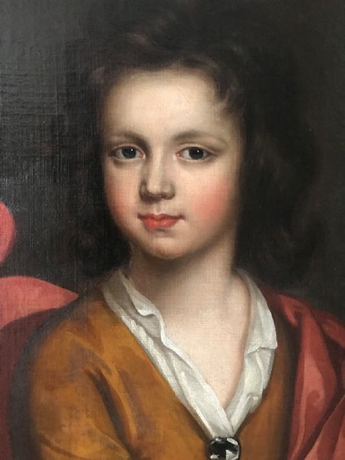 fig 2. Portrait of George Allanson-Winn as a Young Boy, c.1730; Circle of Charles D'Agar.