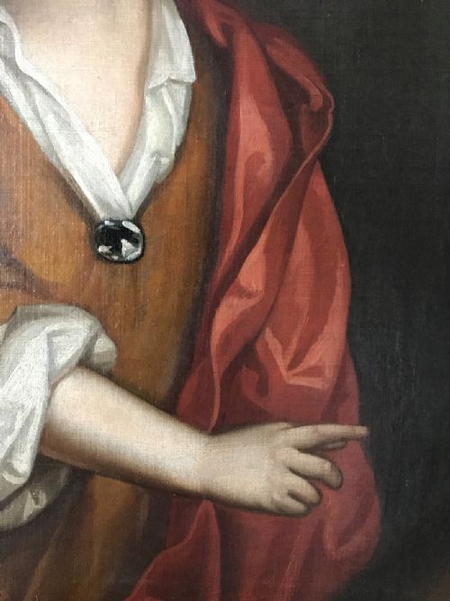 fig 3. Portrait of George Allanson-Winn as a Young Boy, c.1730; Circle of Charles D'Agar.