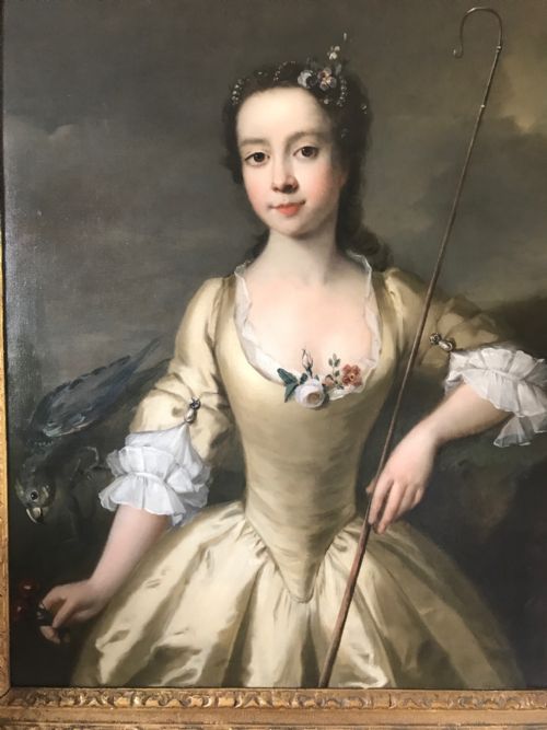 fig 1. Portrait of a Young Lady c.1750; Attributed to Philip Mercier.