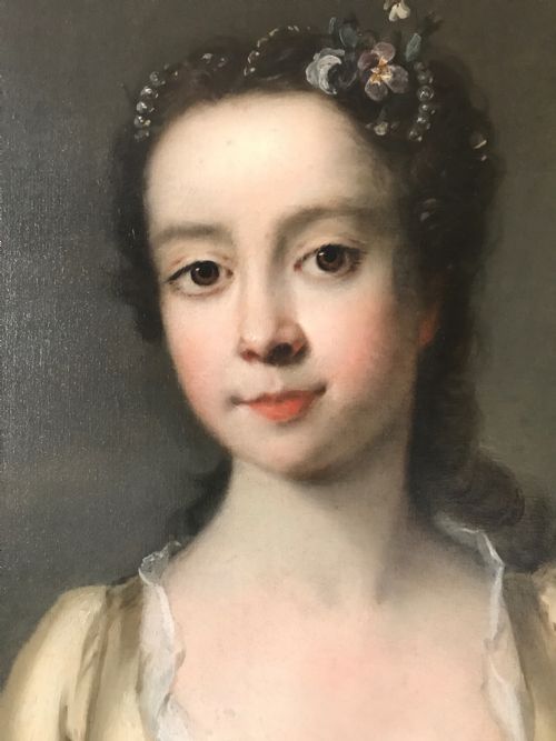 fig 2. Portrait of a Young Lady c.1750; Attributed to Philip Mercier.