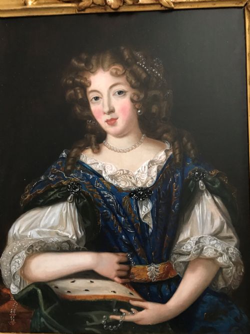 fig 1. PORTRAIT OF LOUISE DE LA VALLIERE; FOLLOWER OF PIERRE MIGNARD.