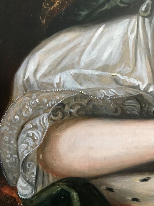fig 4. PORTRAIT OF LOUISE DE LA VALLIERE; FOLLOWER OF PIERRE MIGNARD.