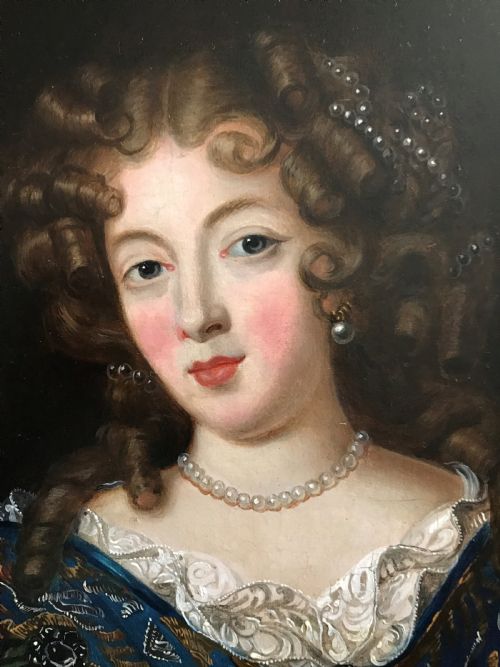 fig 6. PORTRAIT OF LOUISE DE LA VALLIERE; FOLLOWER OF PIERRE MIGNARD.