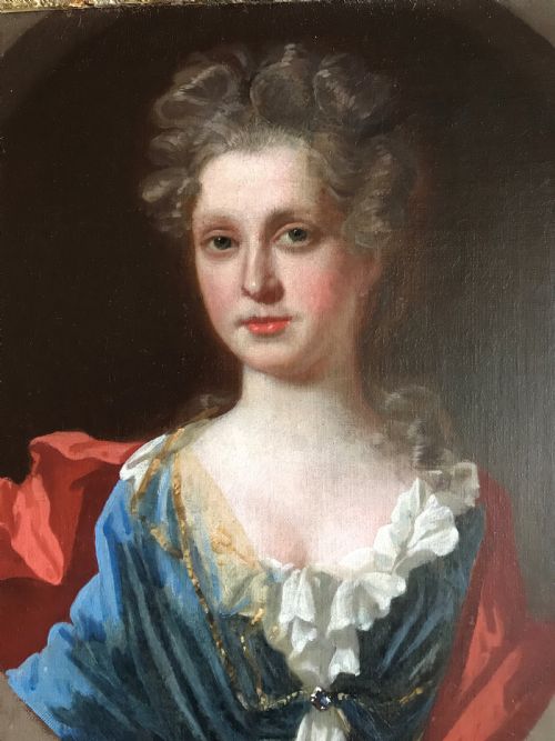 fig 1. Portrait of a Lady c.1700; Circle of Kneller.