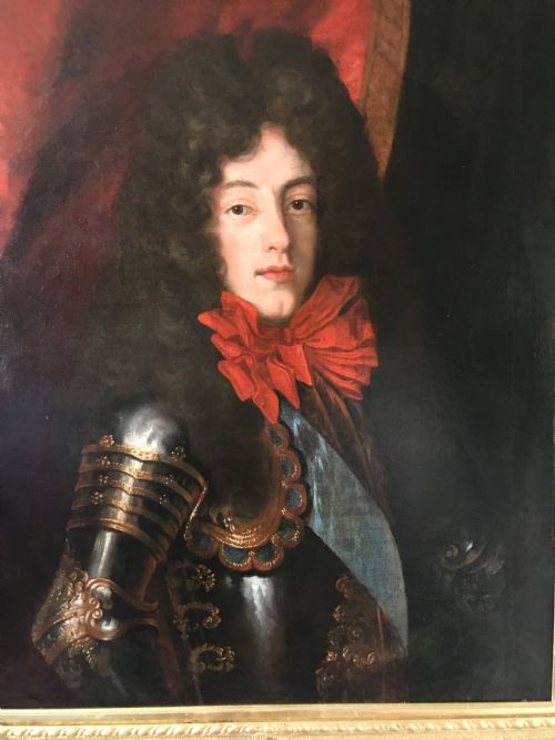 fig 1. Louis, Prince of Condé (1668–1710) c.1690, Studio or Circle of Hyacinthe Rigaud.
