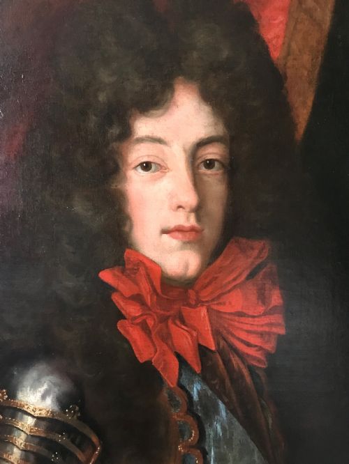 fig 2. Louis, Prince of Condé (1668–1710) c.1690, Studio or Circle of Hyacinthe Rigaud.