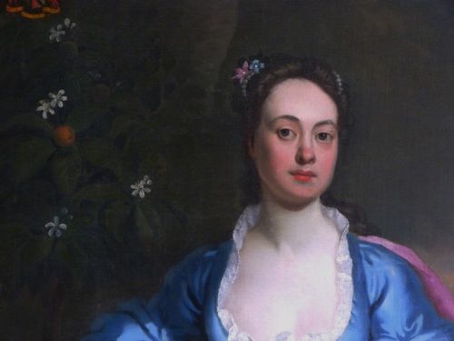 fig 3. PORTRAIT OF ELIZABETH, DUCHESS OF MARLBOROUGH C.1730: ATTRIBUTED TO MARIA VERELST.