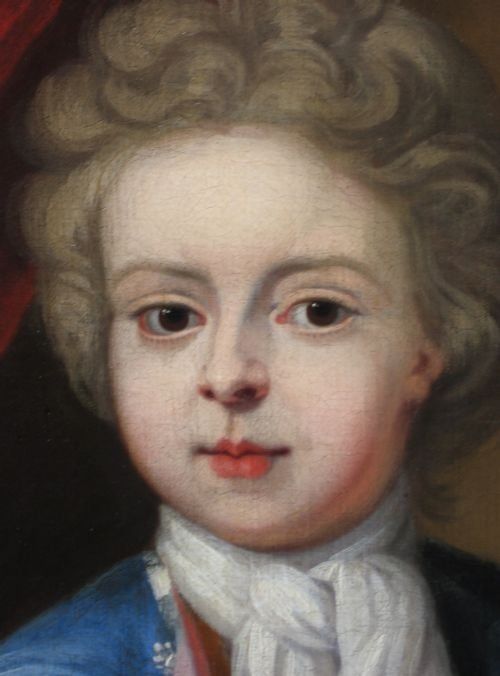 fig 2. PORTRAIT OF A YOUNG BOY AND HIS SPANIEL C.1710, BY CHARLES D'AGAR