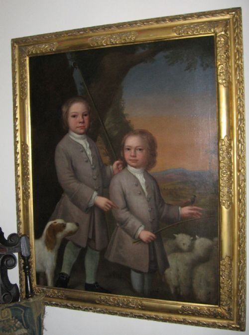 Double Portrait of Two Boys C.1740; Follower of Charles Jervas.