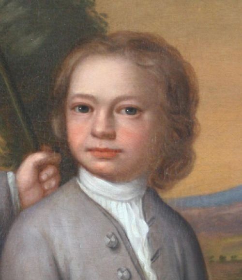 fig 3. Double portrait of two boys c.1740; Follower of Charles Jervas.