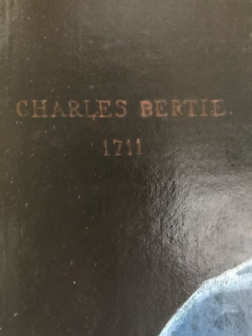 fig 5. Charles Bertie II of Uffington 1711, by Charles D'Agar.