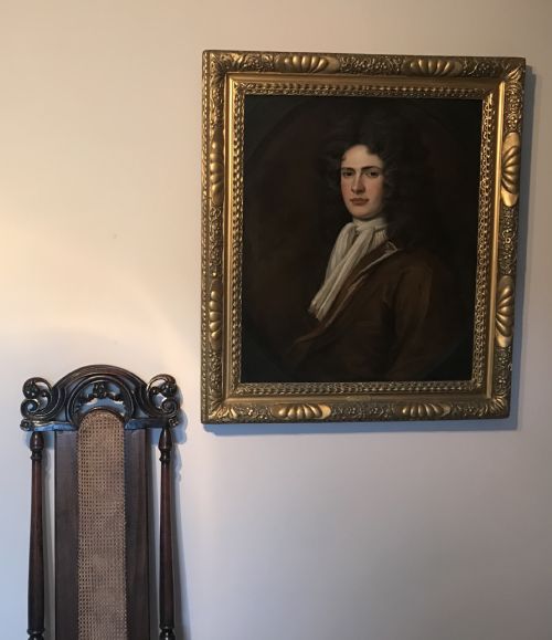 fig 4. Portrait of a Gentleman, traditionally called Sir William Temple, c.1705; Circle of Sir Godfrey Kneller.