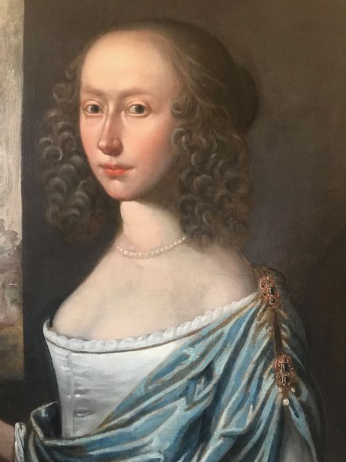 fig 1. Miss Hardres c.1645; Circle of Adriaen Hanneman.