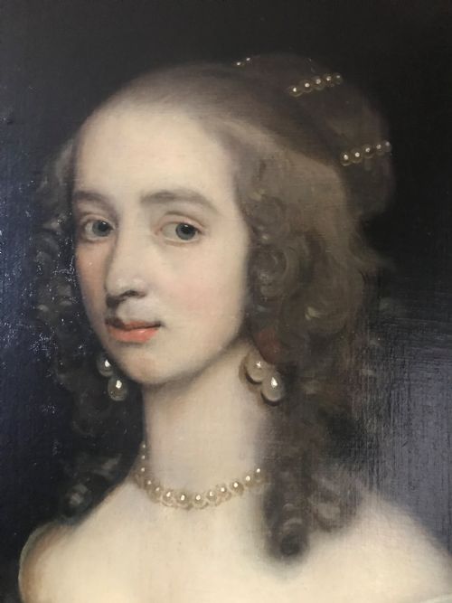 fig 2. Portrait of Anne, Viscountess Bayning c.1640; Circle of Gerard Soest.