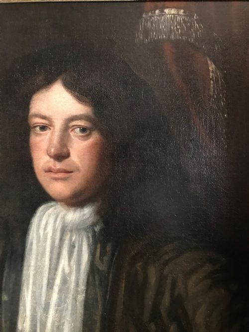 fig 1. Portrait of a Gentleman c.1680: Circle of John Michael Wright.