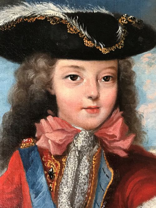 fig 2. Portrait of Louis XV as a Boy, After Pierre Gobert.